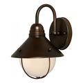 Forte One Light Antique Bronze Outdoor Wall Light 1041-01-32